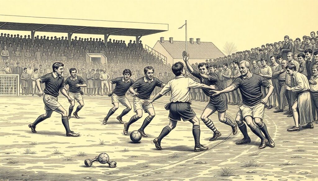 Юмор и футбол: неожиданные моменты на поле - иллюстрация