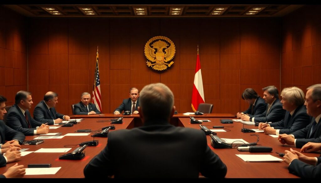 Кадры и хроники: лучшие моменты пресс-конференций - иллюстрация