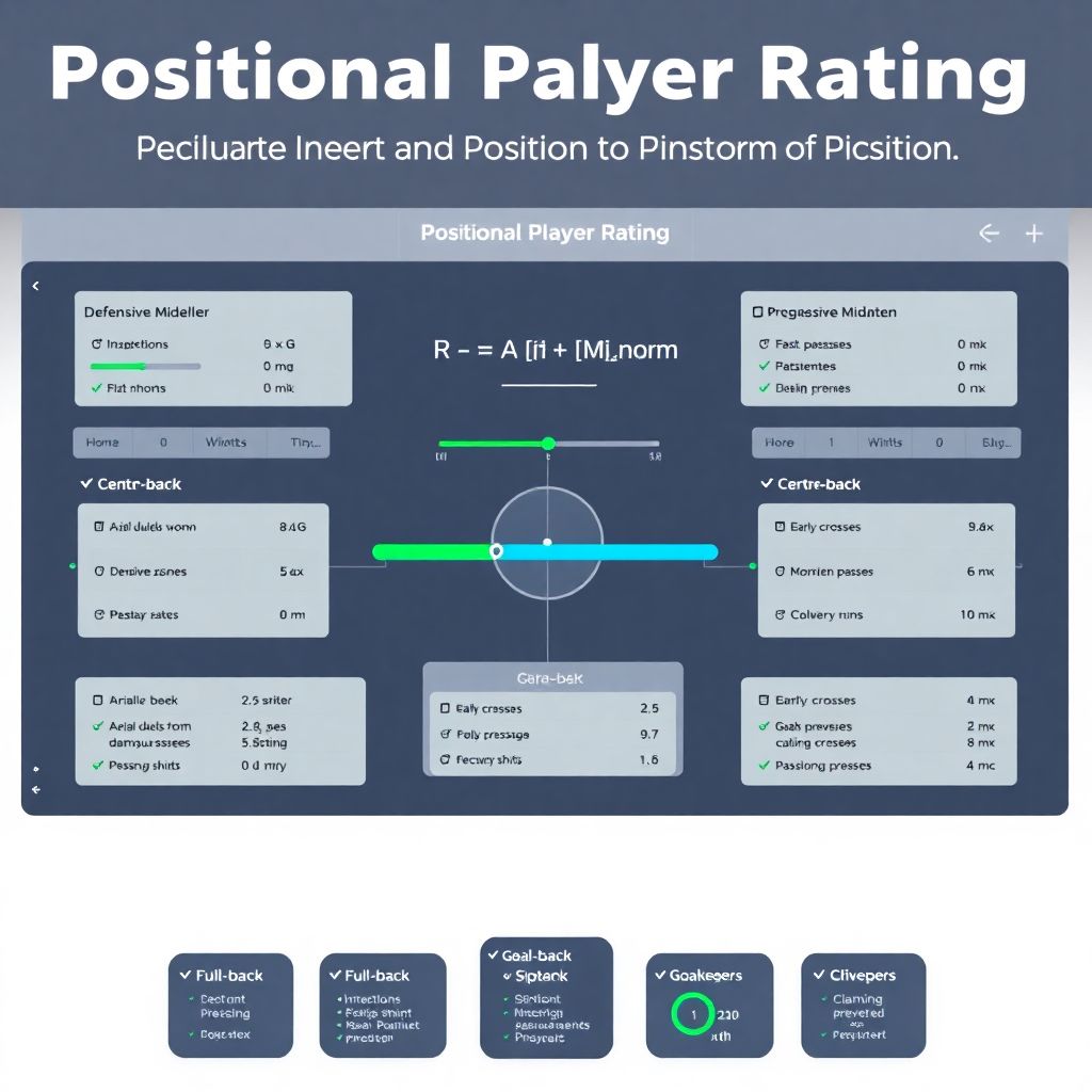 Механика подсчета рейтингов игроков по позициям в спортивной аналитике