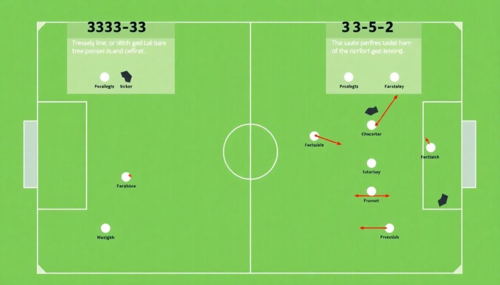 Тактика 4-3-3 против 3-5-2: преимущества и недостатки - иллюстрация